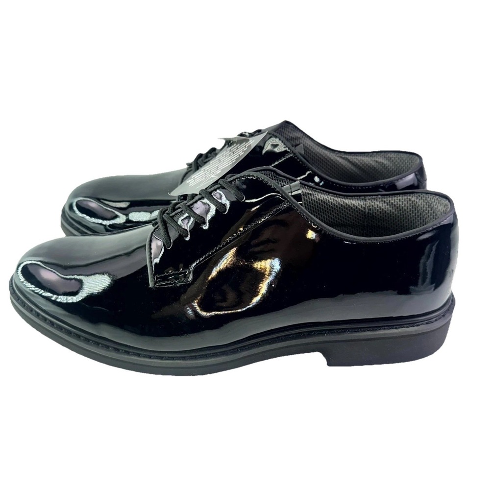 Rothco Uniform Hi-Gloss Boots Men's Size 15 Black Lace Up Round Toe Dress Shoes